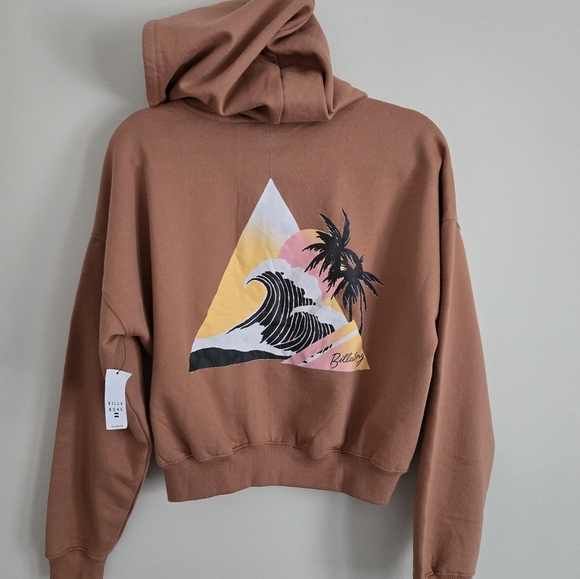 Billabong Tops - 🤎NWT Billabong zip up hoodie